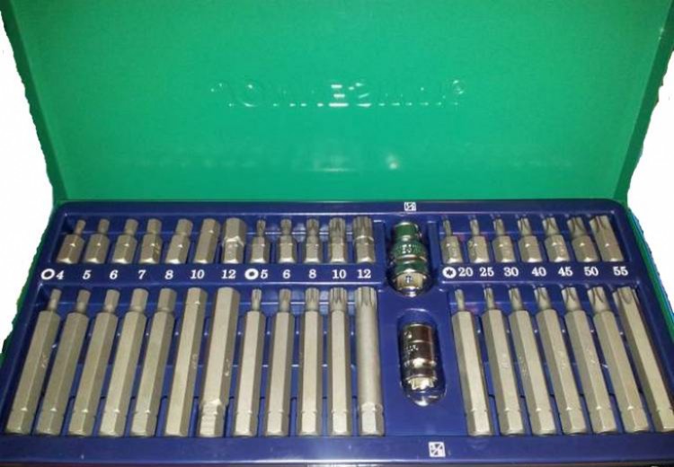 40 PCS 3/8" & 1/2" DR. POWER BIT SET